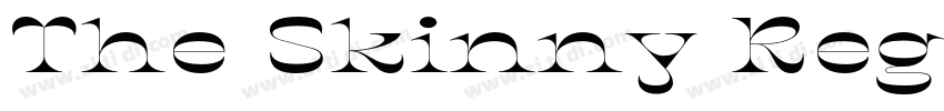 The Skinny Regular字体转换